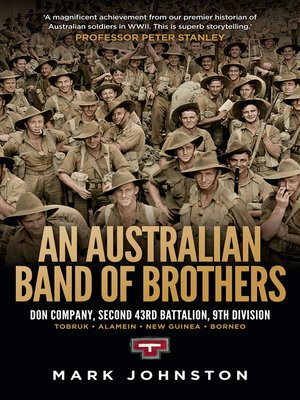 cover image of An Australian Band of Brothers